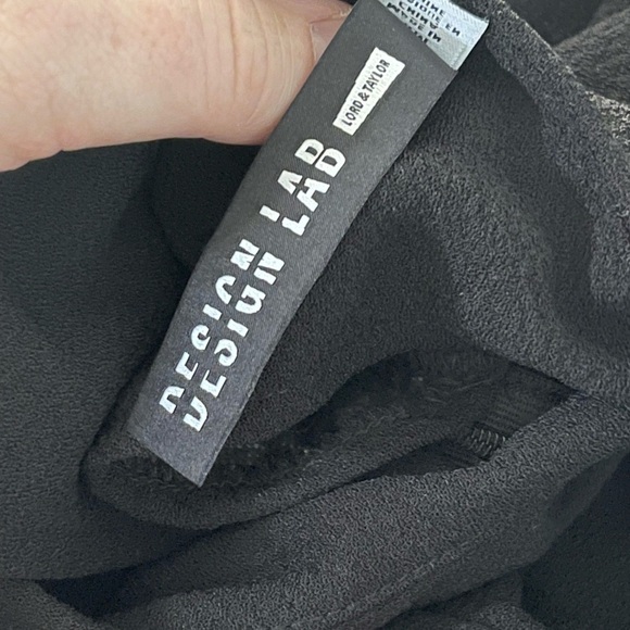 Lord and Taylor Design Lab black embroidered boho mumu dress - Picture 3 of 6